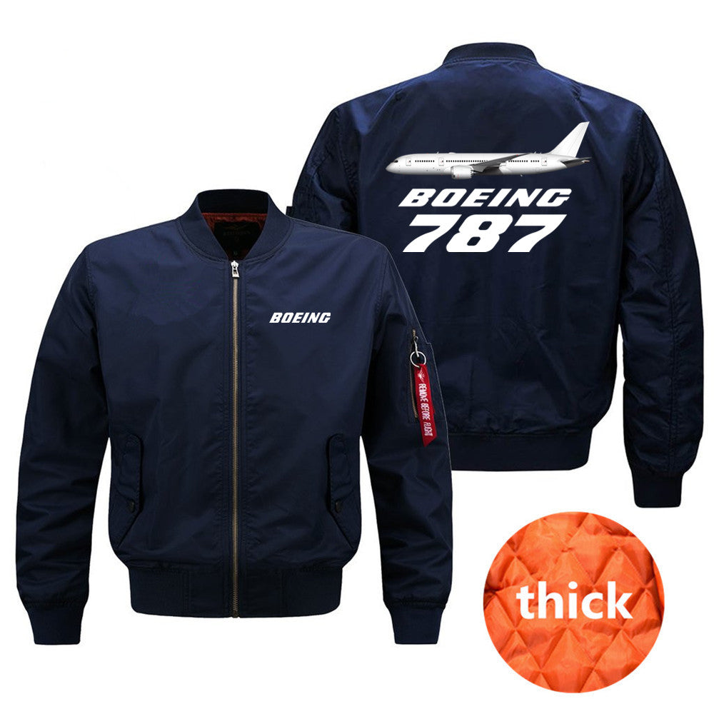 The Boeing 787 Autumn Winter Windproof Flight Aviation Pilots Men Ma1 Ja