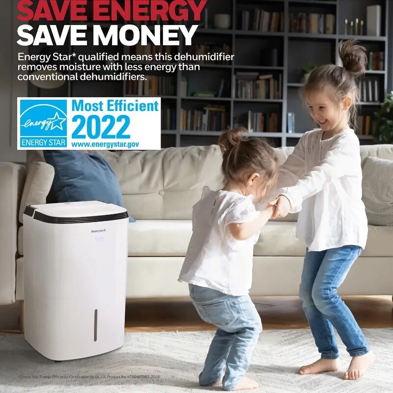 Honeywell 70 Pint Energy Star Dehumidifier with Pump, TP70AWKNR image 2