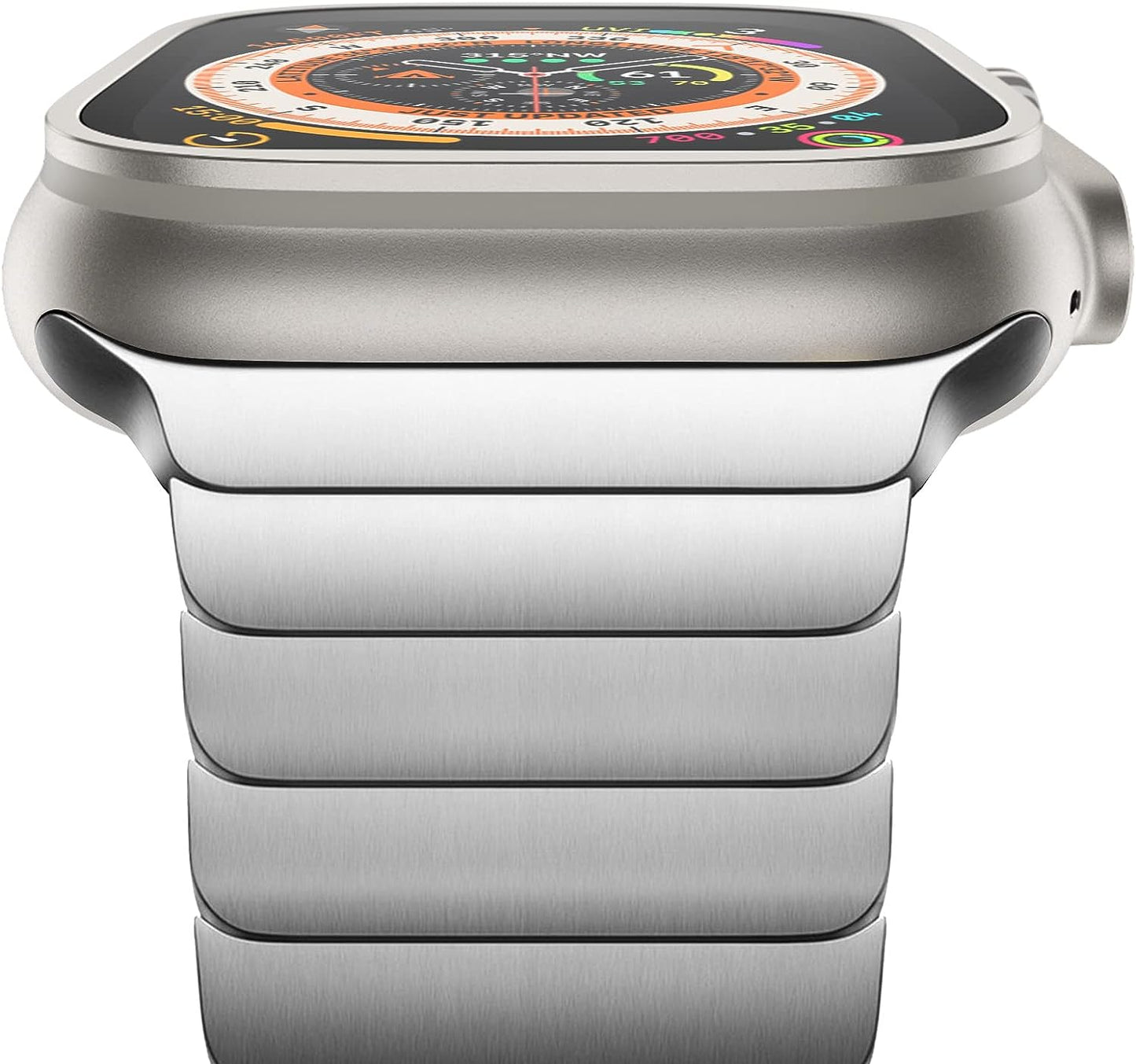 Luxury Stainless Steel Strap For Apple Watch Series 8 7 45mm 41mm 38 42 44 40 M image 1