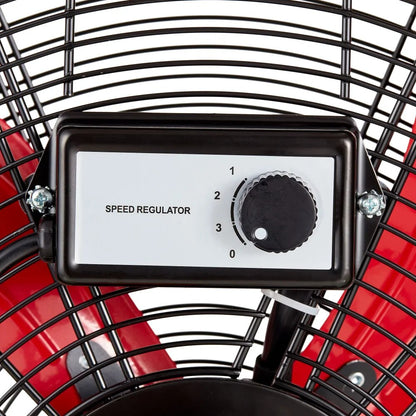 Sealed Motor Drum Fan With Wall Mount, 20-"es image 4