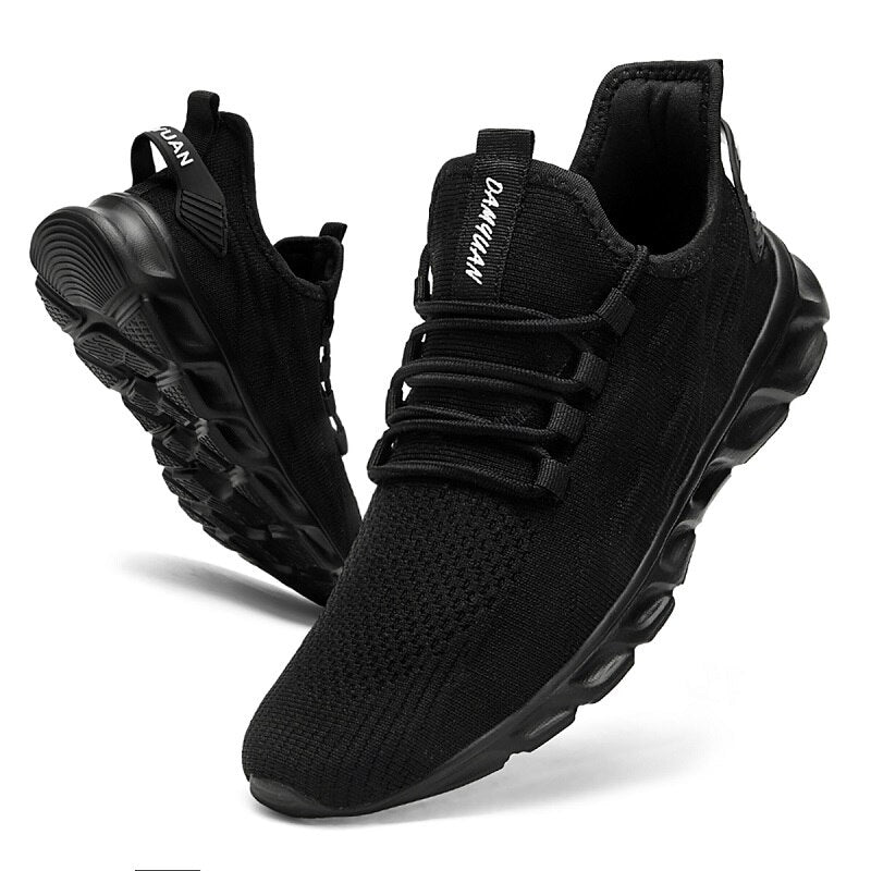Men Vulcanized Walking Running Shoes Unisex Casual Lightweight Tennis Shoes Ath image 2