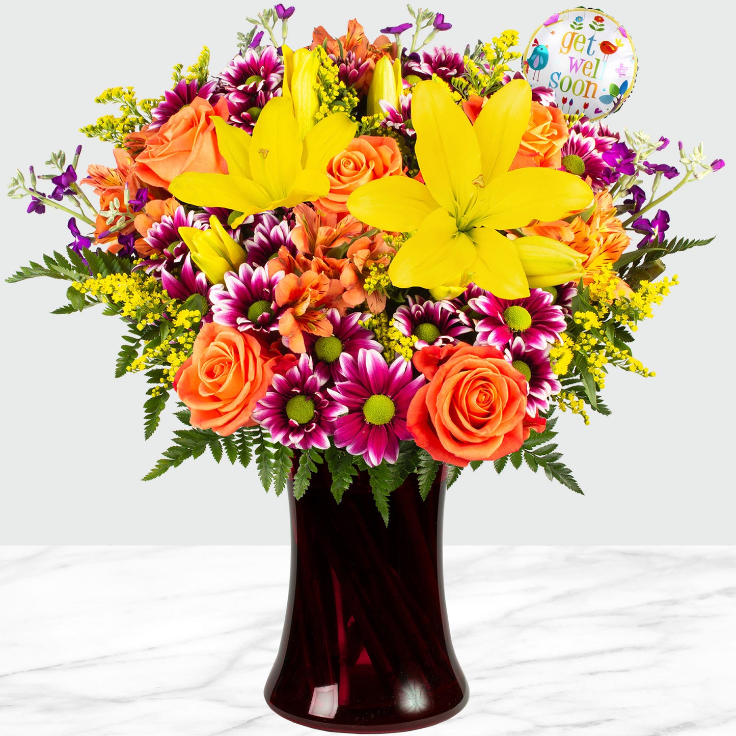 Get Well Wishes Floral Arrangement image 0