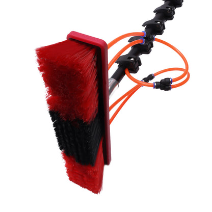 Water Fed Pole Kit, 20ft Length Water Fed Brush, Water Fed Cleaning System, Alu image 3