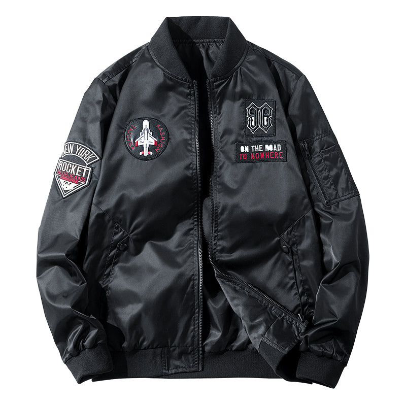 Motorcycle jacket Army Air Force Fly Pilot Jacket Military Airborne Flight Tact image 15