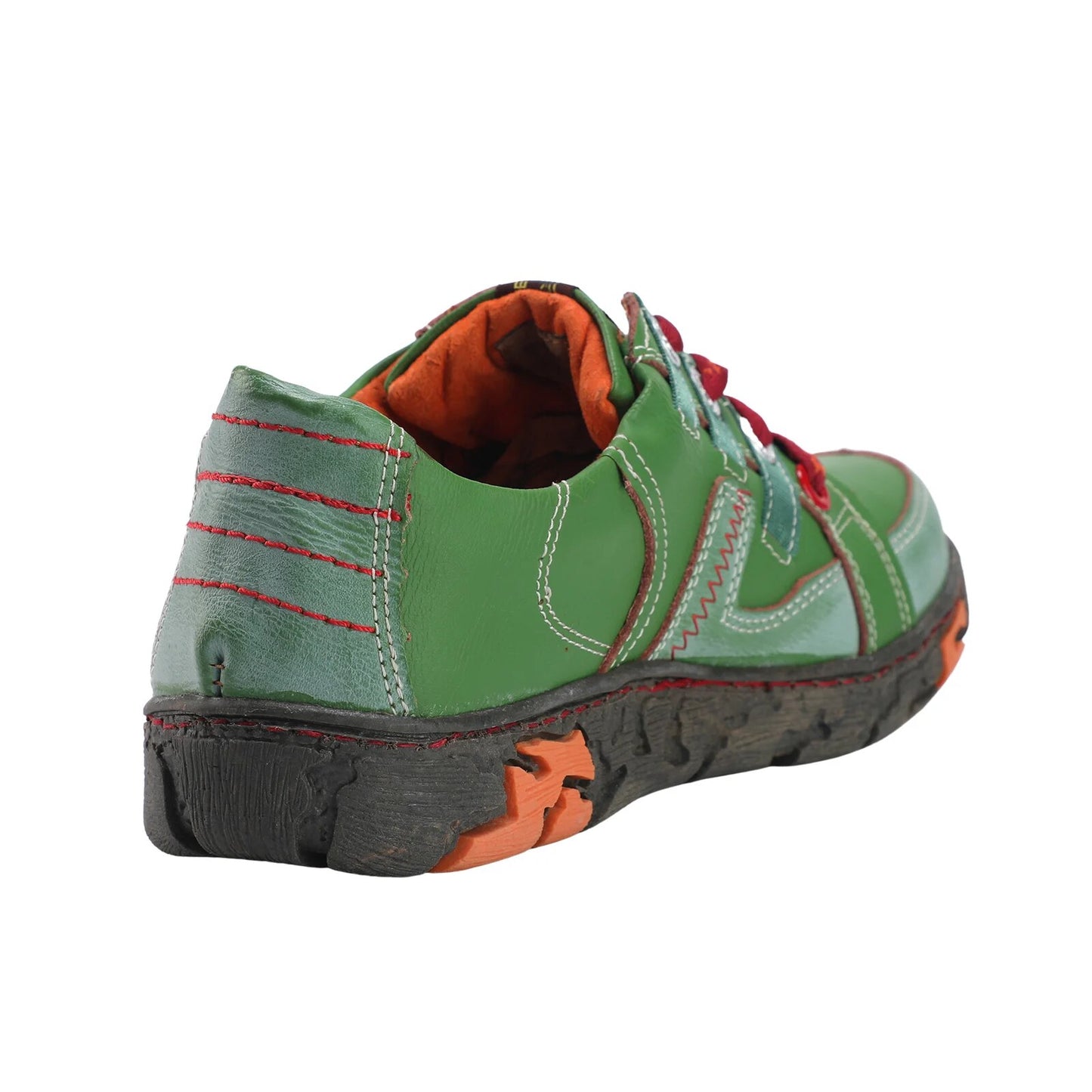 Genuine Leather Women's Flat Sneaker Shoes for Outdoor image 4