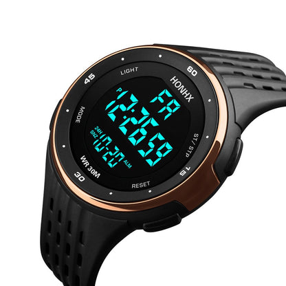 Mens Outdoor LED Sport Watch Waterproof Digital Watch Men Fashion Led Light Sto image 5