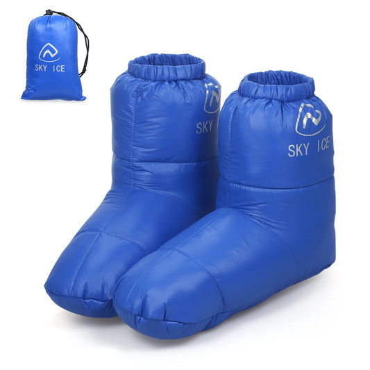 Lixada Winter Down Booties Socks Warm Soft Windproof Waterproof Men Women Unise