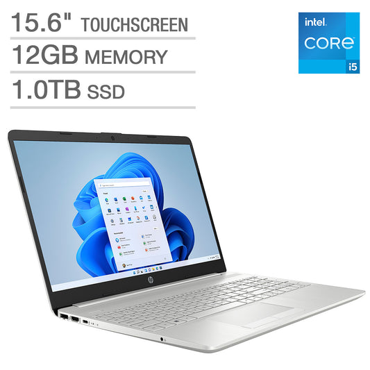 HP 15.6" Touchscreen Laptop - 12th Gen Intel Core i5-1235U - Windows 11 image 0