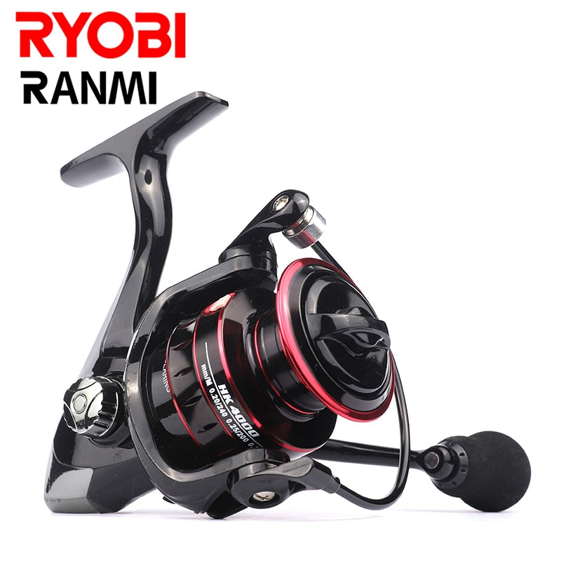 RYOBI RANMI HK Spinning Reels 8KG Max Drag 5.2:1 High Speed Metal Spool Saltwat image 1