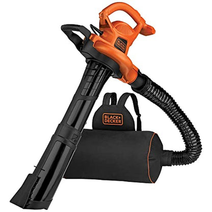 Leaf Blower Vacuum Mulcher 3in1 250 mph Airflow Electric Corded Backpack BEBL70 image 0