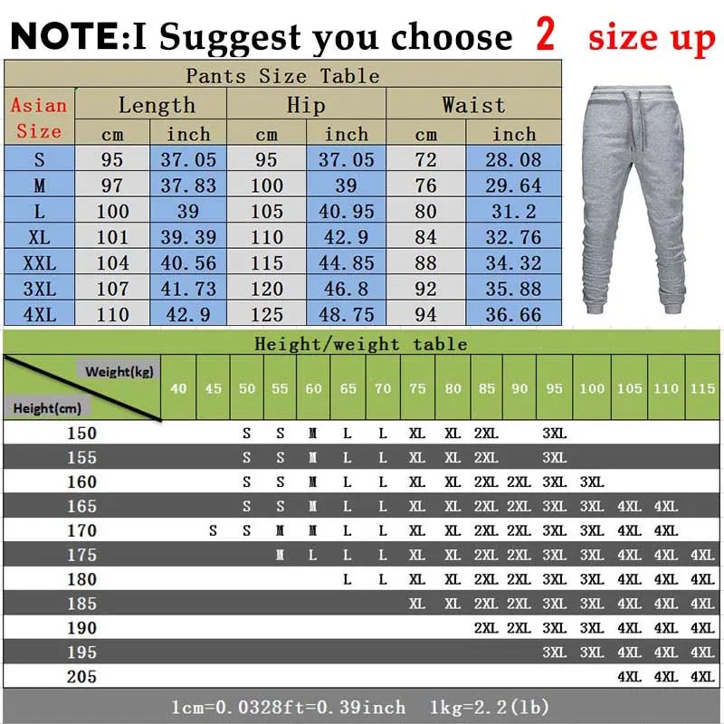 Men's Luxury Print Fleece Sweatpants Warm Jogging Pants Multiple PacksMale Outd image 4