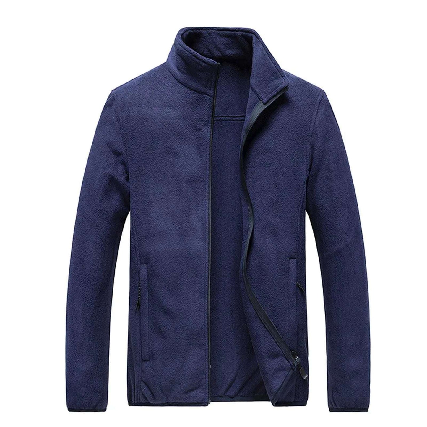 Men's's Lightweight Warm Zip Up Long Sleeve Soft Polar Fleece Jacket For Fall Win