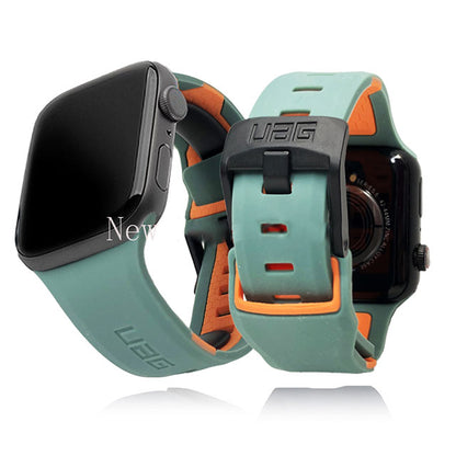 Silicone Strap for Apple watch Band 44mm 40mm 49mm 45mm 41mm UAG 42 watchband b image 7