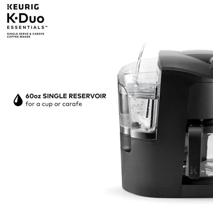2023 New Keurig K-Duo Essentials Single-Serve K-Cup Pod Coffee Maker, Black image 1