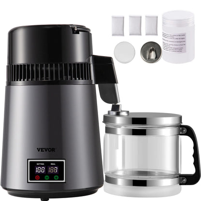 VEVOR 4L Pure Water Distiller Dental Distilled Water Filter Electric Distillati image 1