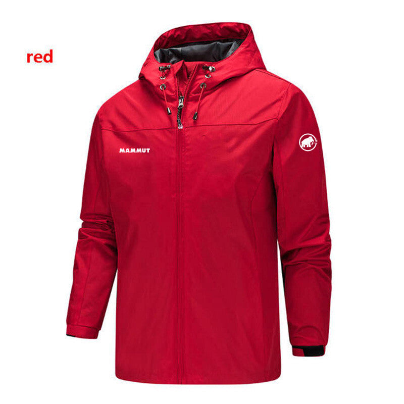 Autumn Winter European Style Printed Logo Men'S/Women'S Zipper Jacket Windproof Out