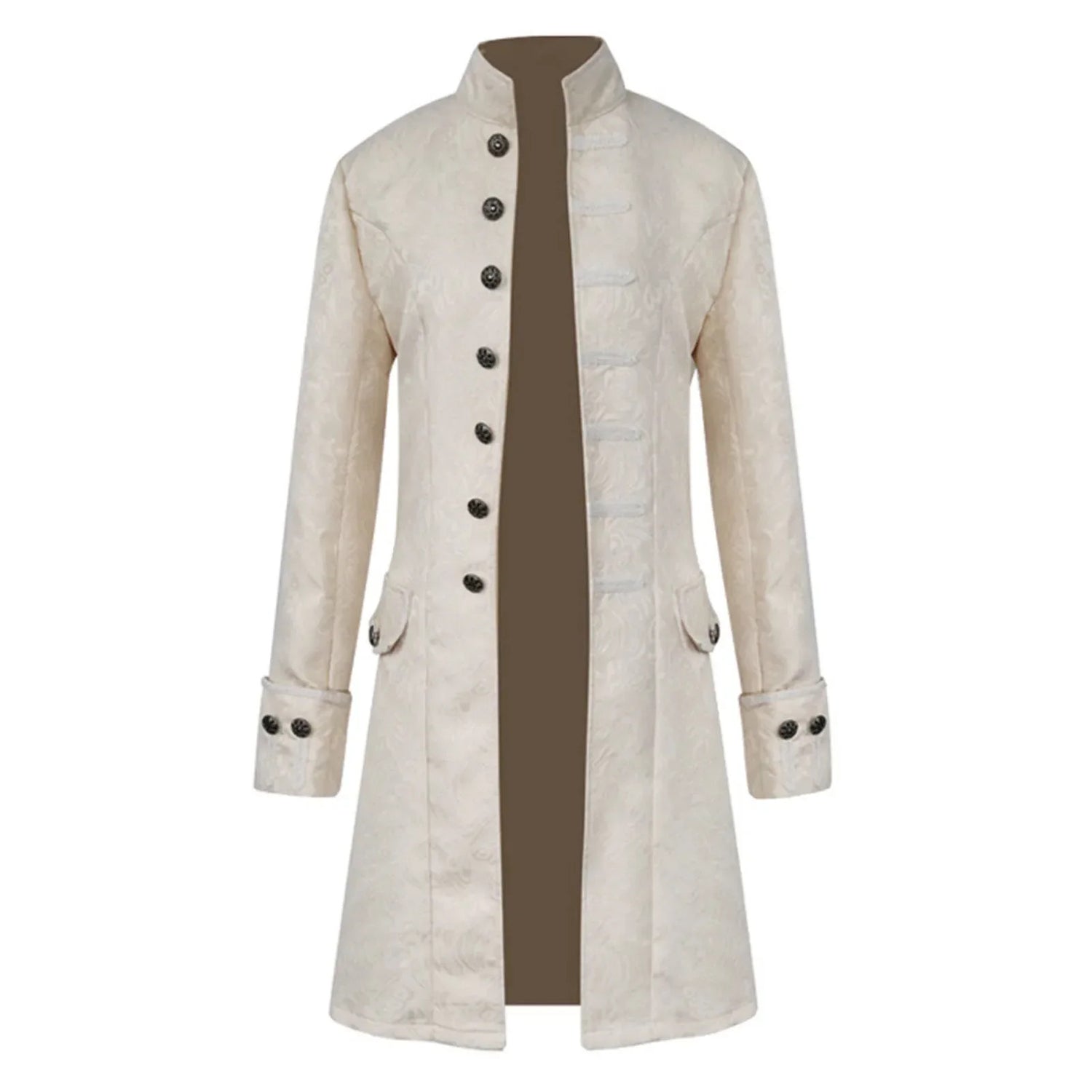 Men'S Steampunk Gothic Victorian Tailcoat - Vintage Medieval Frock Coat, 5 Colors, S-Xxxl