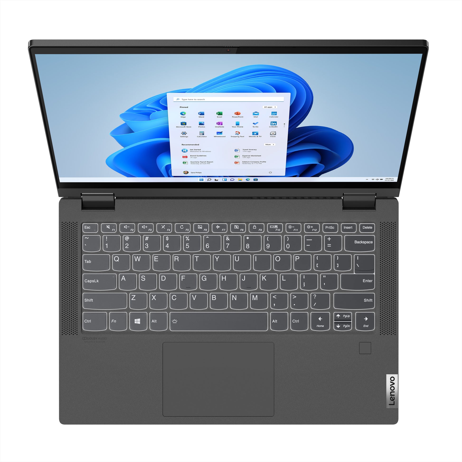 Lenovo Flex 5 14" 2-in-1 Touchscreen Laptop - 11th Gen Intel Core i3-1115G4 - 1 image 5