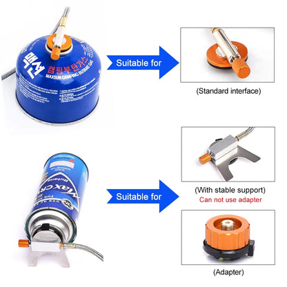 Widesea Camping Gas Stove Outdoor Tourist Burner Strong Fire Heater Tourism Coo image 4