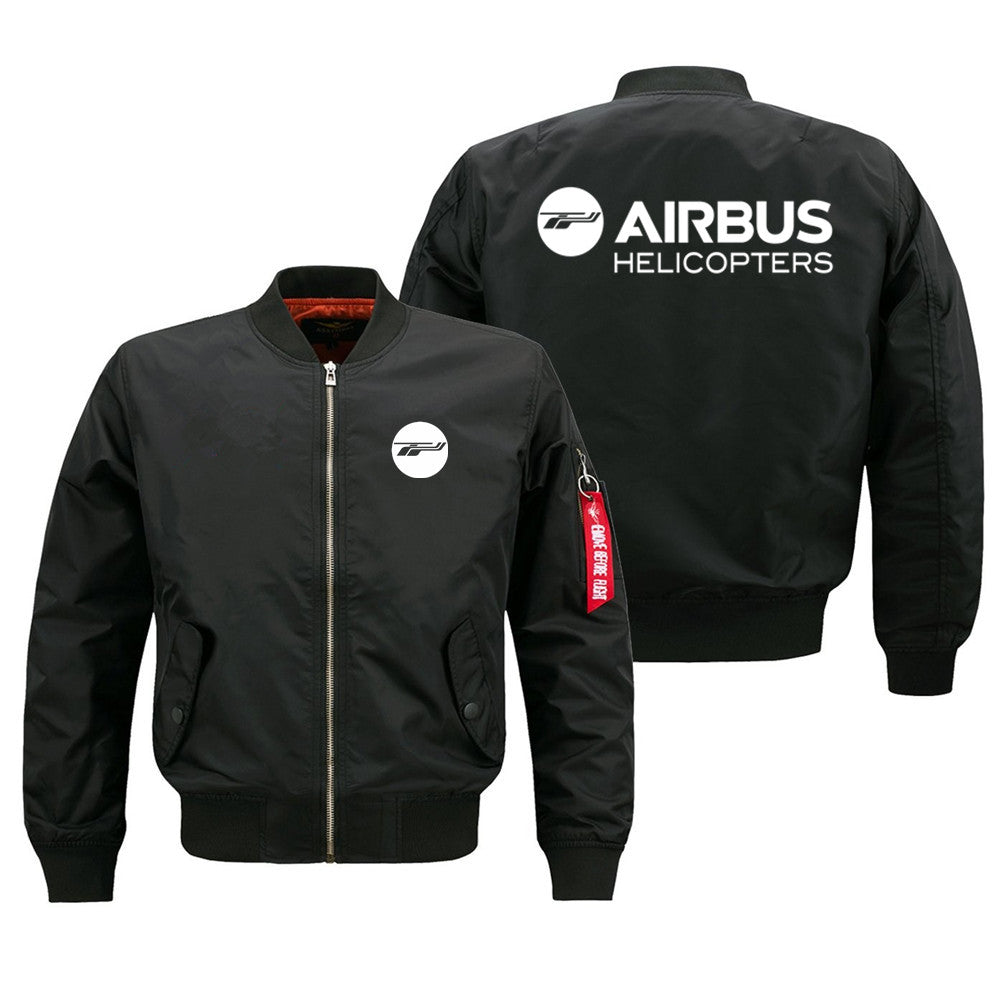 Outdoor Military Airbus Helicopter Aviation Pilots Ma1 Bomber Flight Jacket Coa image 2