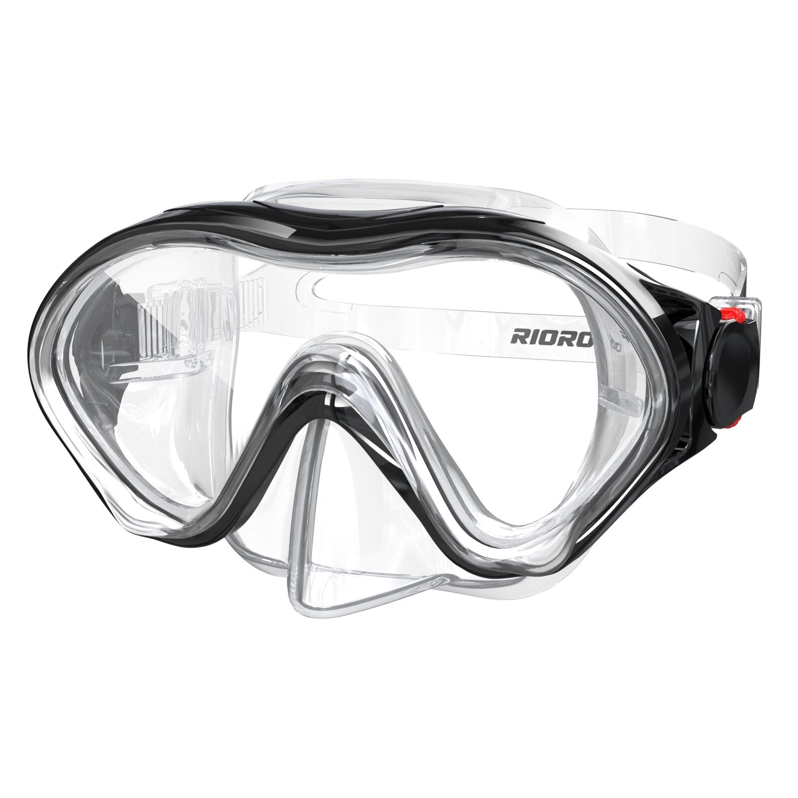 Children Swimming Glasses Adjustable Large Frame 180° Wide Vision Anti-Fog UV P image 5