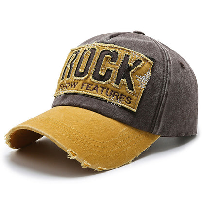 Korean Version Of The New Washed Letter Spring And Autumn Cap Men's And Women's image 7