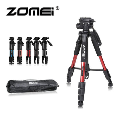 ZOMEI Q111  Portable Travel Aluminum Camera Tripod&Pan Head for SLR