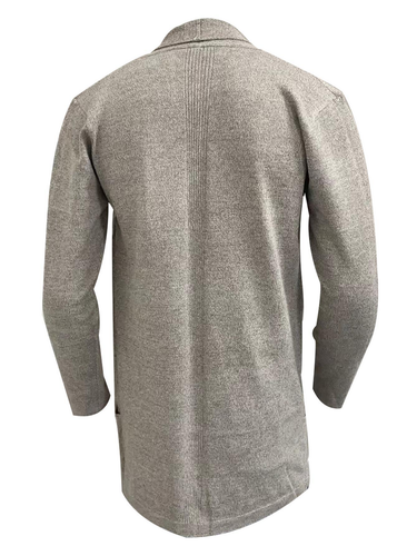Autumn Winter New Men's Mid-Length Slim Fit Trench Coat Fashion Knit C