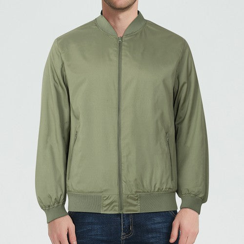 Men's Bomber Jacket Fashion Stylish Lightweight Windbreaker Spring Fal