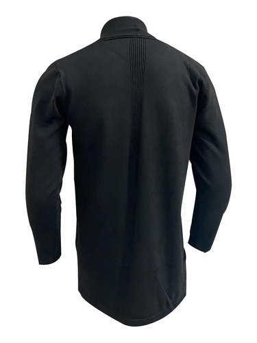 Autumn Winter New Men's Mid-Length Slim Fit Trench Coat Fashion Knit C