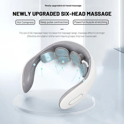 Neck Massage Instrument Intelligent Electric Rechargeable Heating  Pressing image 8