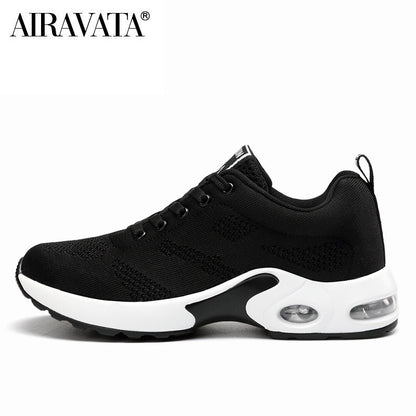 Women Fashion Air Cushion Sports Running Flat Soft Bottom Sneaker Mesh Breath image 5