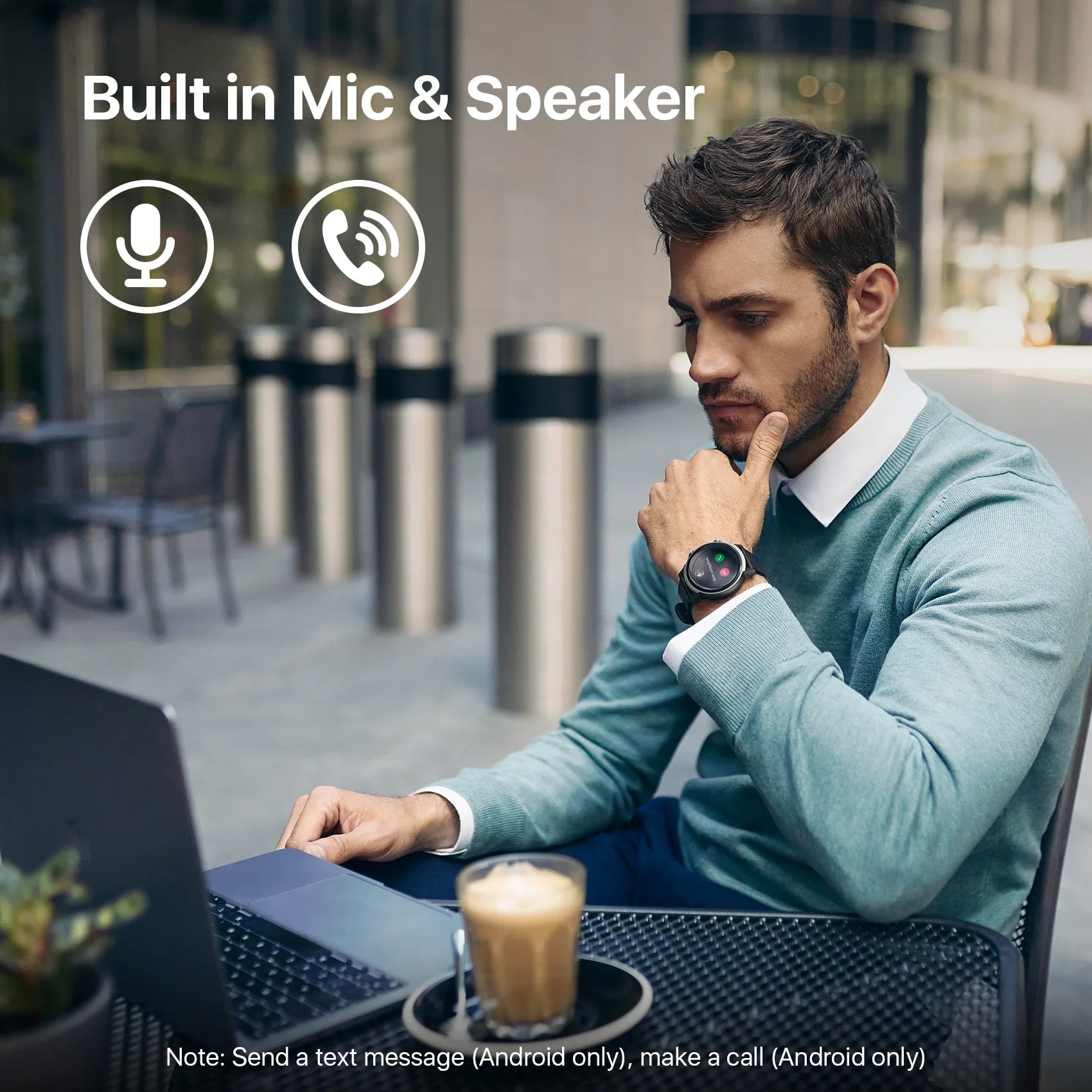 Ticwatch E3 Wear OS Smartwatch for Men and Women Snapdragon 4100 8GB ROM IP68 W image 1