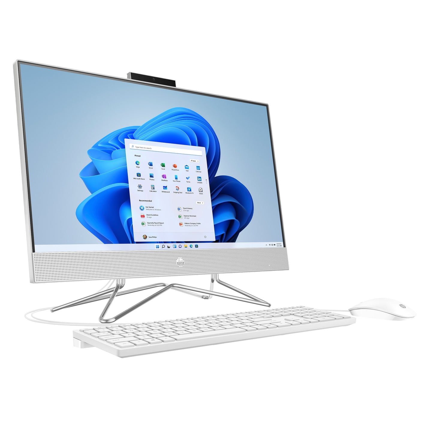 HP 23.8" Touchscreen All-in-One Desktop - Intel Pentium Silver J5040 - 1080p image 1