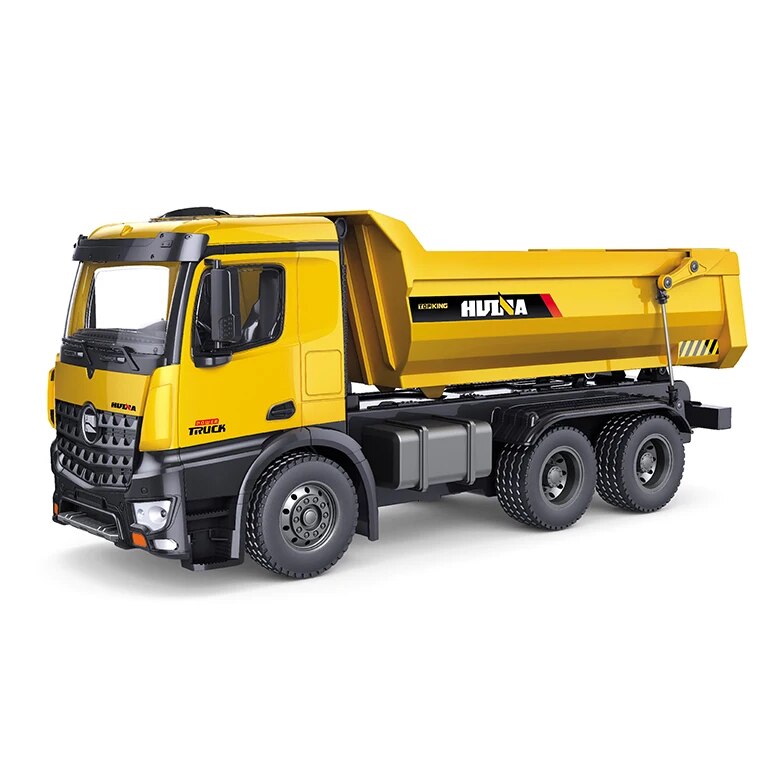 Strongest best 1/14 10 channels 2.4GHz Radio Control Alloy Dump Truck Huina 158 image 1