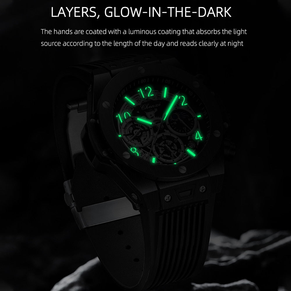 CHENXI Casual Sport Watches for Men Top Brand Luxury Military Waterproof Wrist  image 8