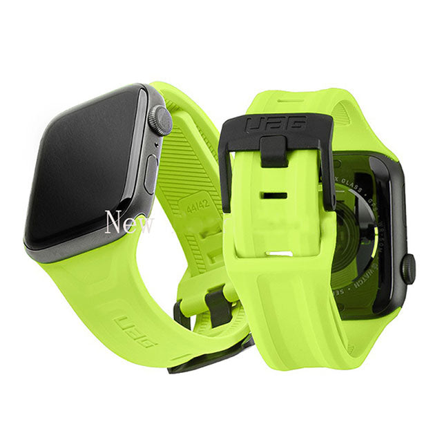 Silicone Strap for Apple watch Band 44mm 40mm 49mm 45mm 41mm UAG 42 watchband b image 4