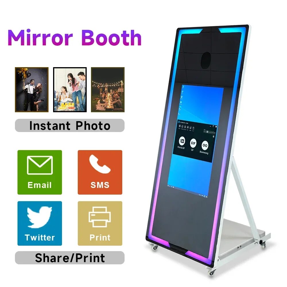 Touch Screen Pobooth Portable Mirror Magic Machine for Wedding Party Activit image 8