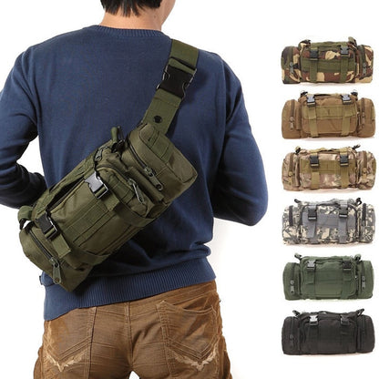 Tactical Waist Fanny Pack for Men Military Waterproof Cross-body Shoulder Sling image 9