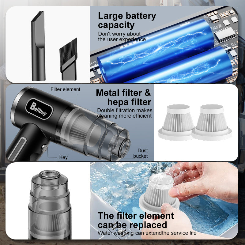 ABS Wireless vacuum cleaner appliance Portable powerful handheld vacuum cleaner image 6