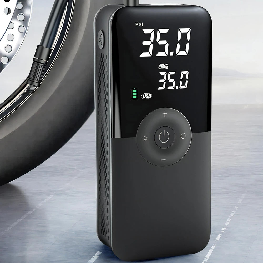 Wireless Tire Air Injector 12V Automobile Automatic Pump Portable Electric Air image 0