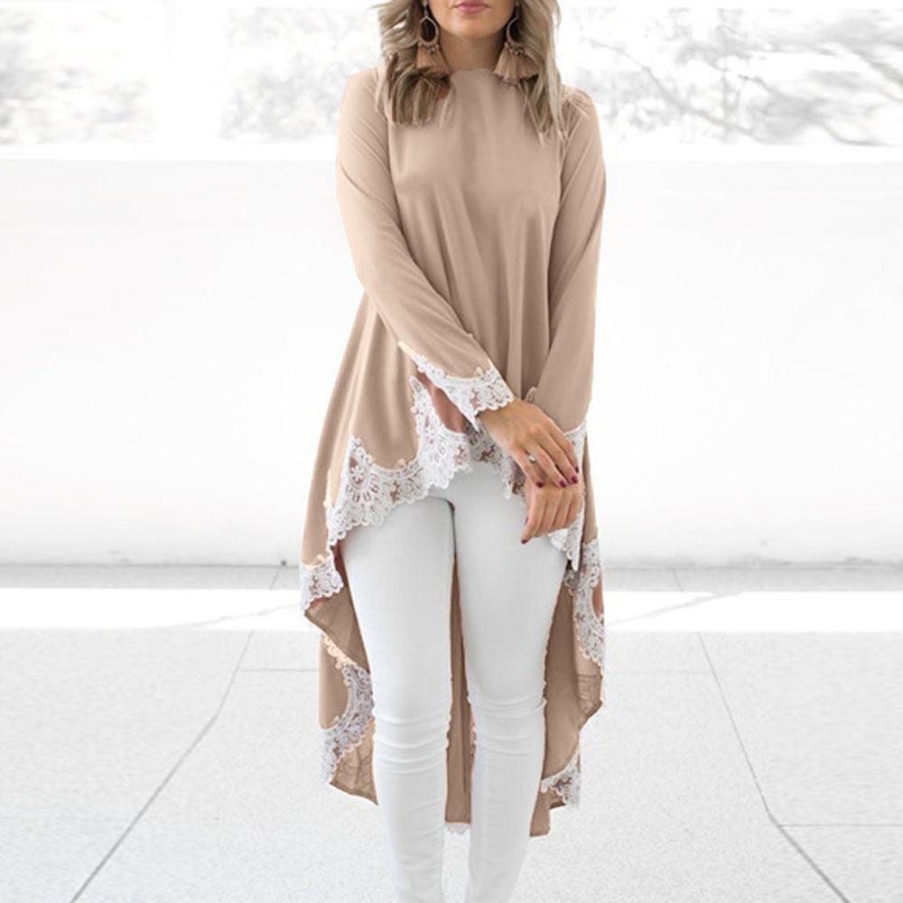 New 2023 Muslim Women Abaya Fashion Dubai Turkey Arabic Islamic Lace Up Irregul image 3