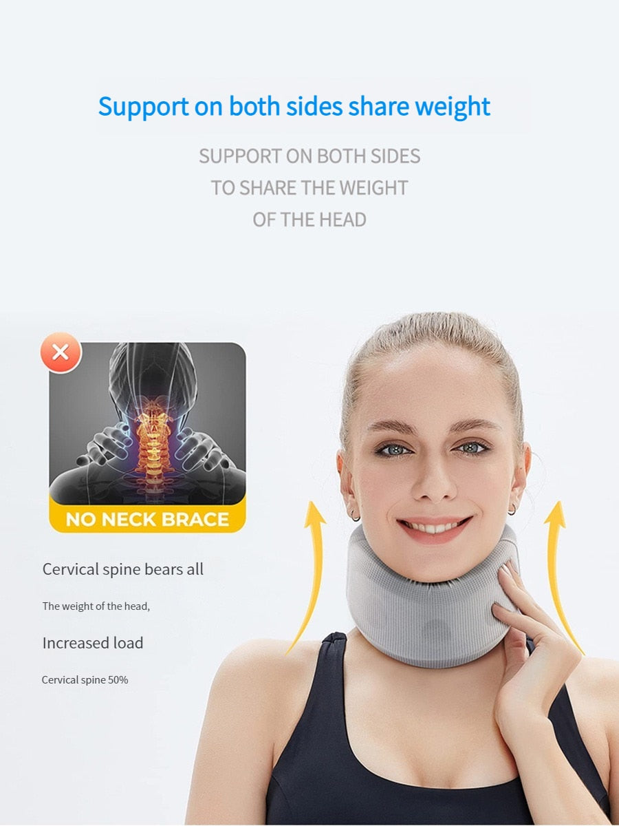 Sponge cervical support soft collar neck brace cervical breathable and comforta image 5