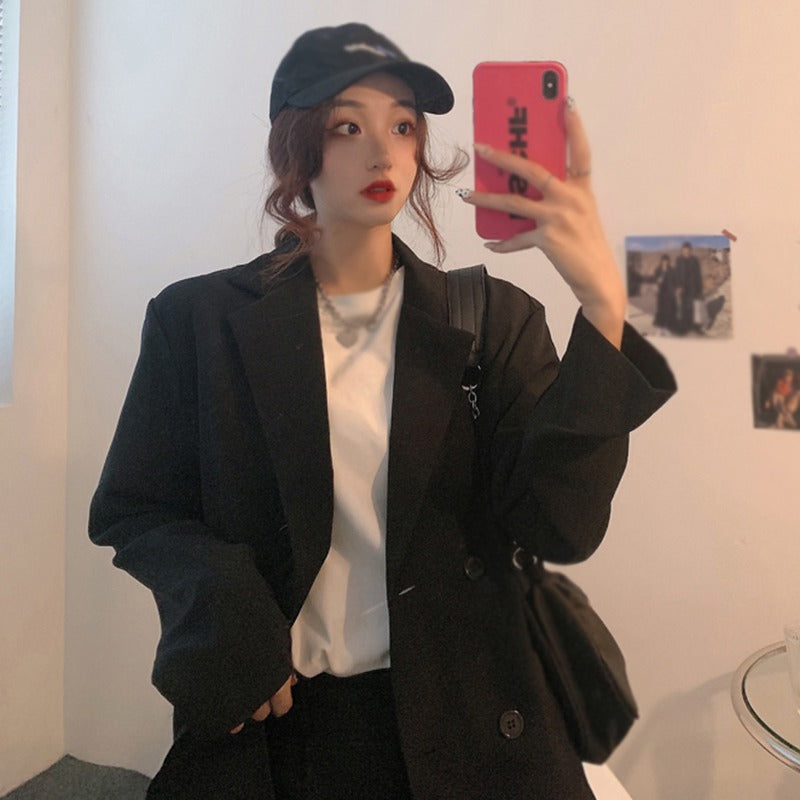 Women Jacket Spring Autumn Small Fragrance Fashion Korean Version Loose Suit