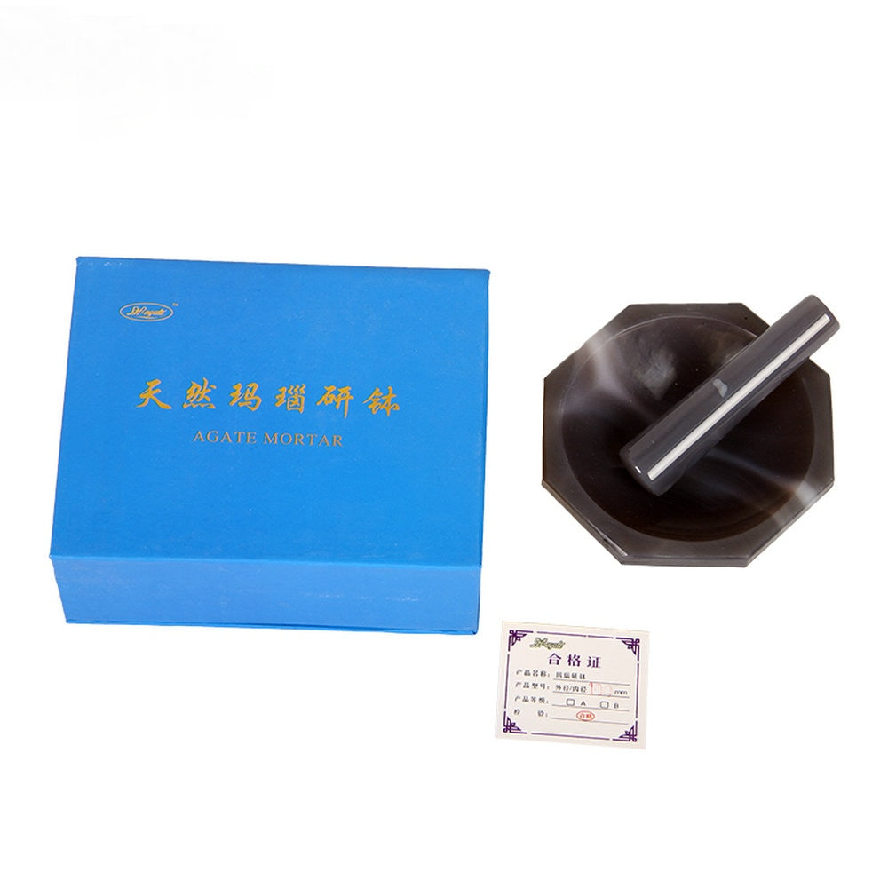 1set 30mm to 130mm Laboratory use Carnelian Mortar and Pestle FIRST-GRADE Pure image 3