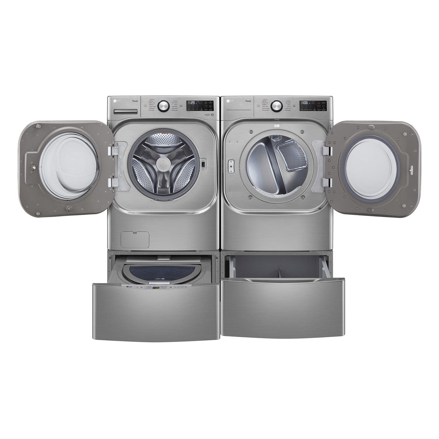 LG 5.2 cu. ft. Front Load Washer with TurboWash and 9.0 cu. ft. GAS Dryer with image 6