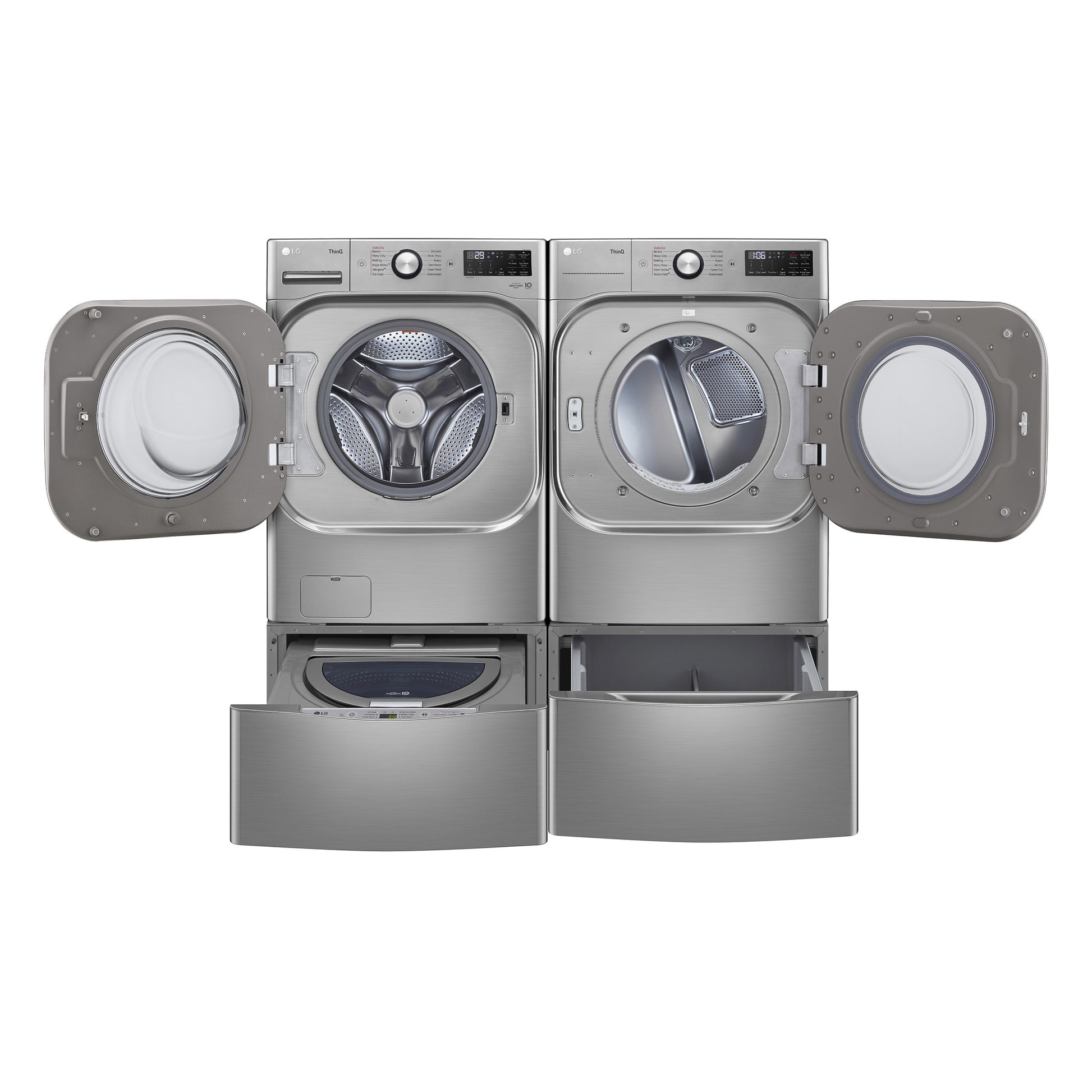 LG 5.2 cu. ft. Front Load Washer with TurboWash and 9.0 cu. ft. GAS Dryer with image 6