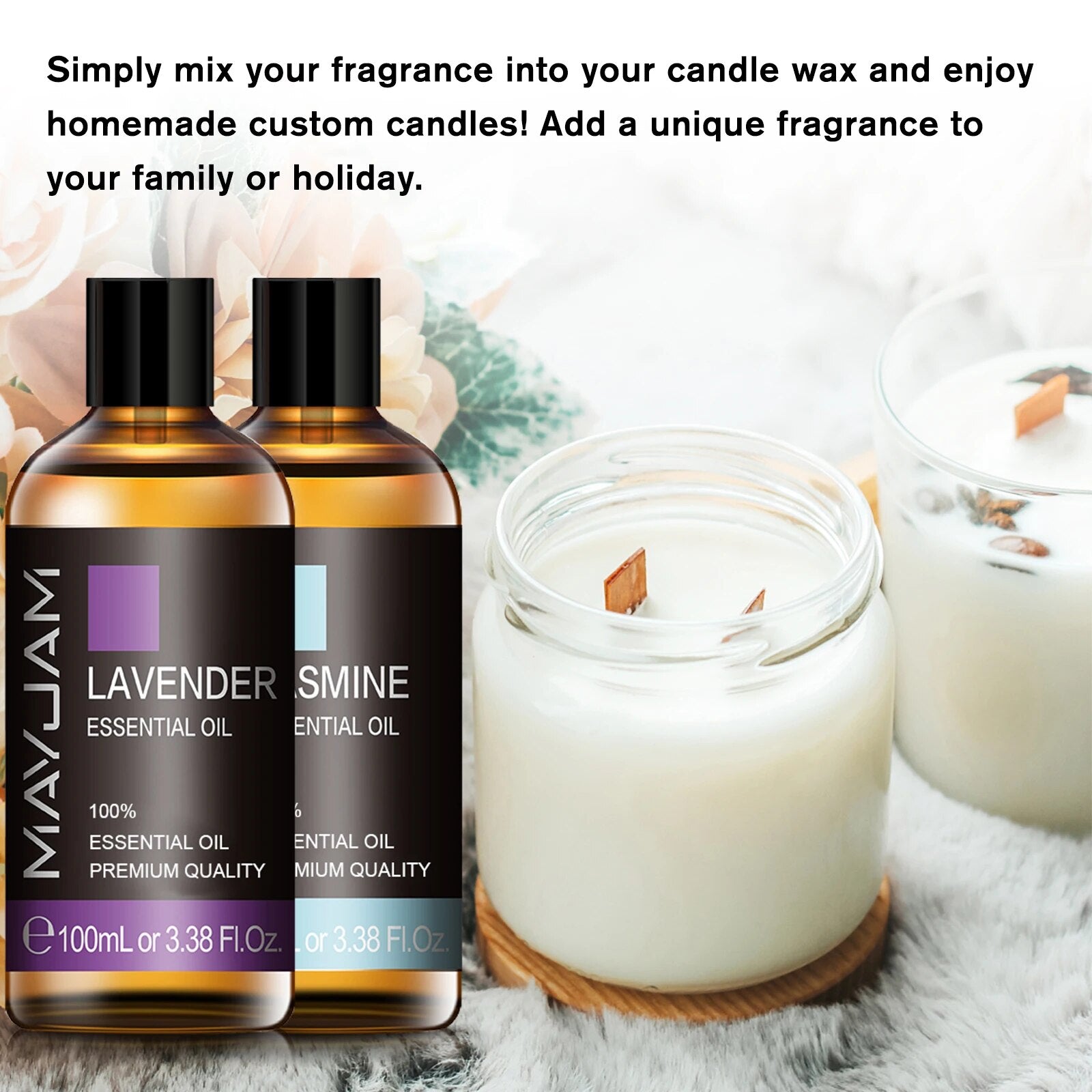 MAYJAM 100ml 500ml Aromatic Essential Oils Rosemary Sweet Orange Lavender Eucal