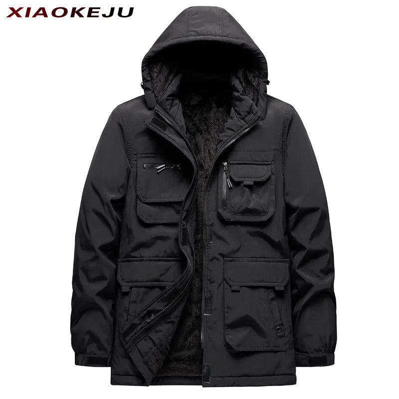 Male Winter Coat Man Fashion Jacket Tactical Jacket Motorcycle Man Sport Techwe