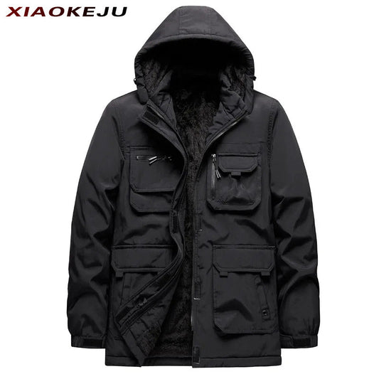 Male Winter Coat Man Fashion Jacket Tactical Jacket Motorcycle Man Sport Techwe